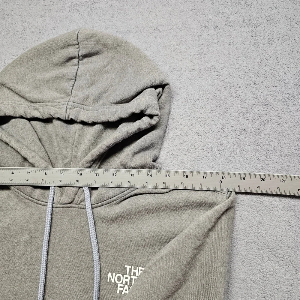 The North Face Never Stop Exploring Hoodie Mens Large Gray Fleece Lined Pullover